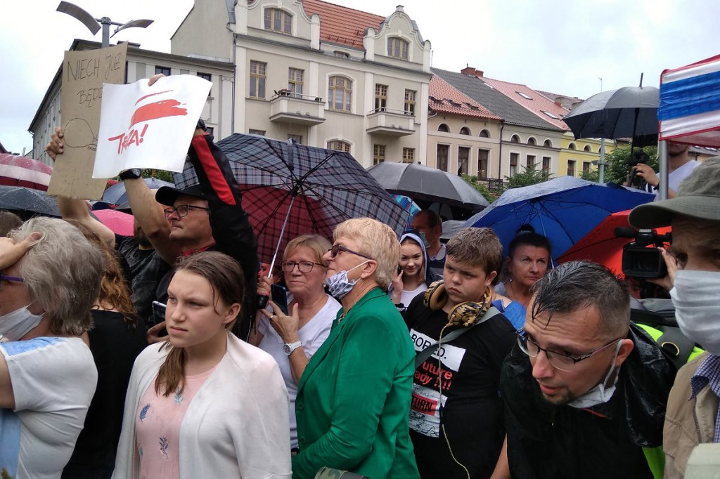 Rafał Trzaskowski w Brodnicy. Przyszły tłumy. 