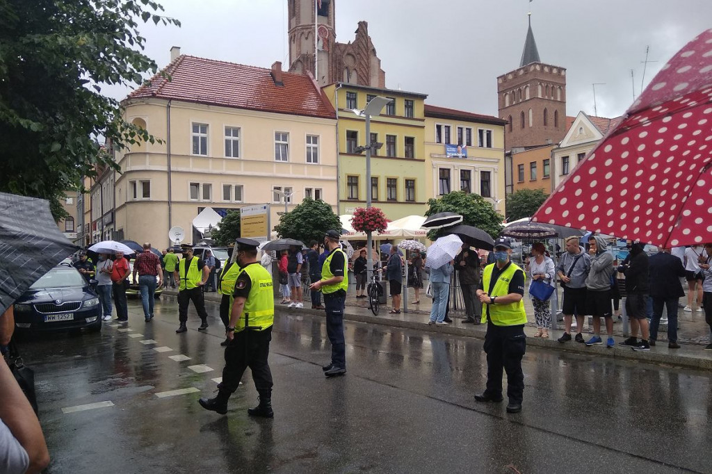Rafał Trzaskowski w Brodnicy. Przyszły tłumy. 