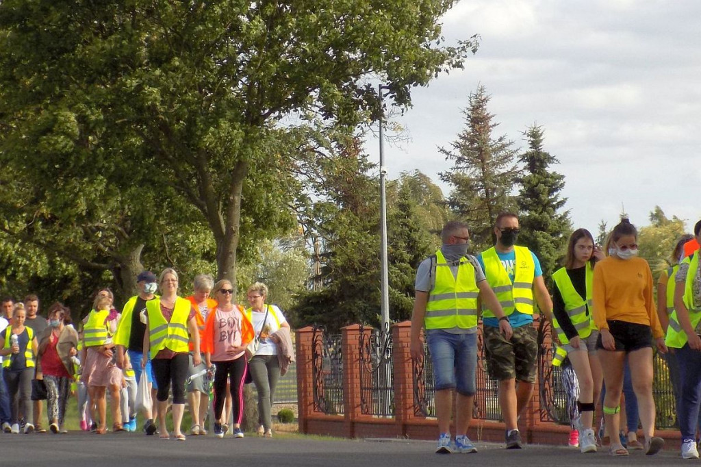 Protestowali na drodze w pobliżu Brodnicy. 