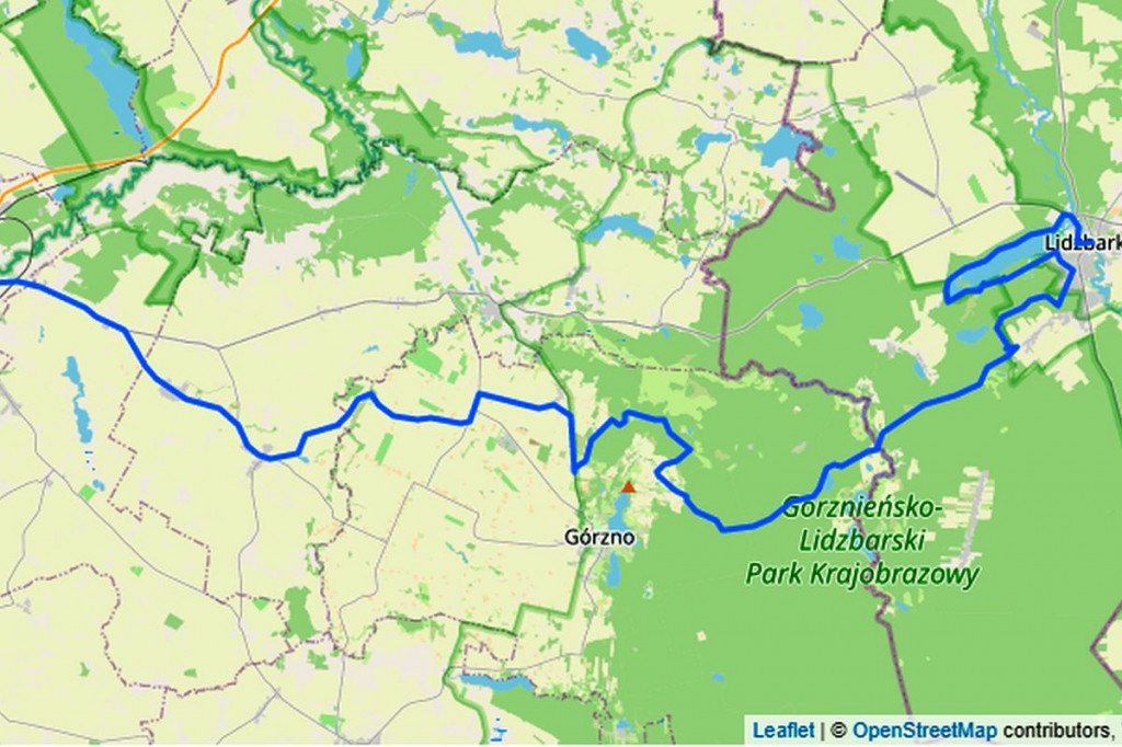 Rowerem po Górznieńsko-Lidzbarskim Parku Krajobrazowym. Momentami jest jak w Bieszczadach [ZDJĘCIA, MAPKI]