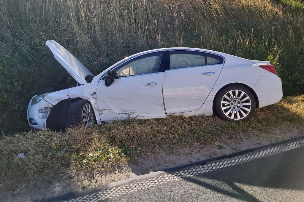 Wypadek na drodze wojewódzkiej z Brodnicy do Rypina. Są ranni