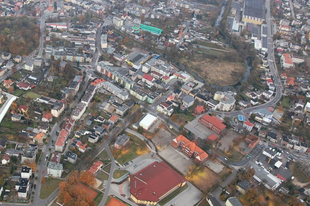Brodnica z lotu ptaka