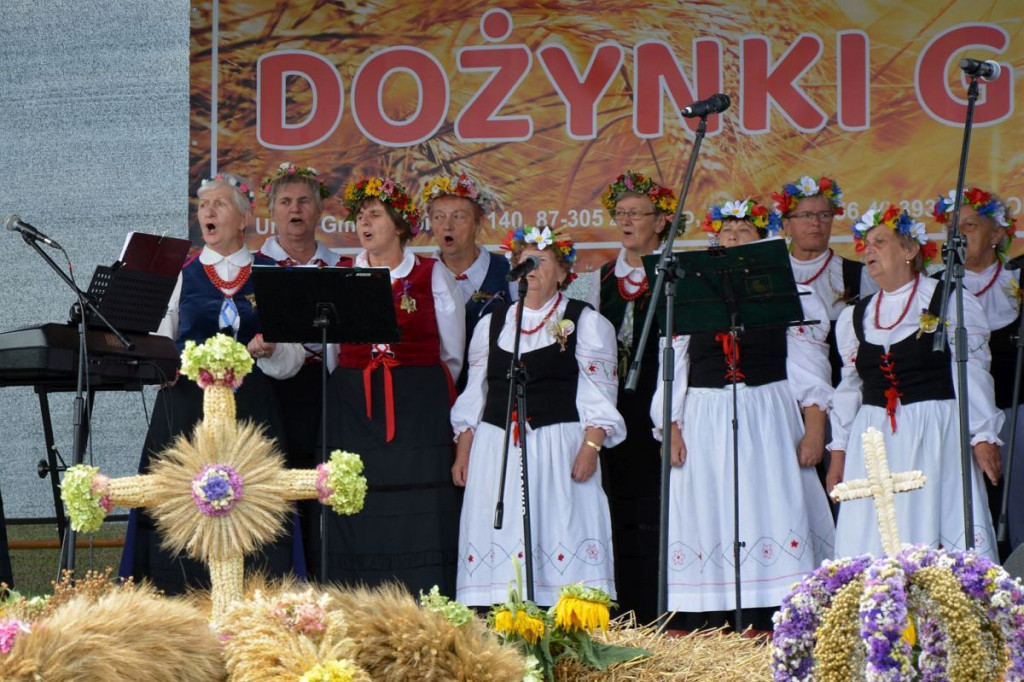 Dożynki 2021. W Najmowie uhonorowano rodzinę, która pomogła harcerzom [DUŻO ZDJĘĆ]