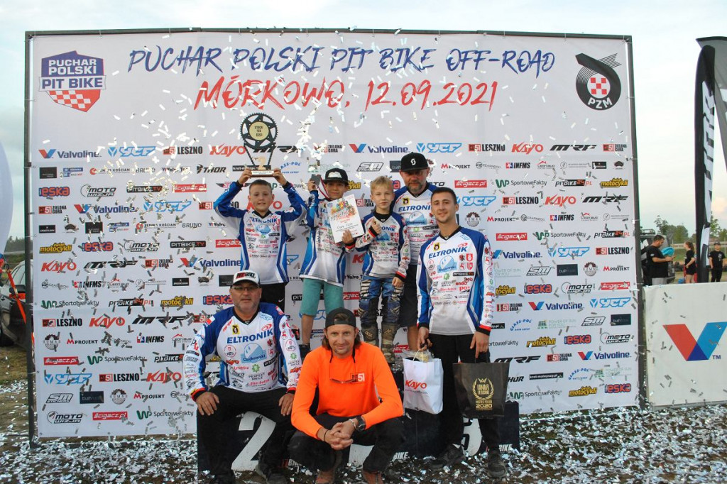 Motocykliści z Brodnicy wjechali na podium w zawodach Pucharu Polski
