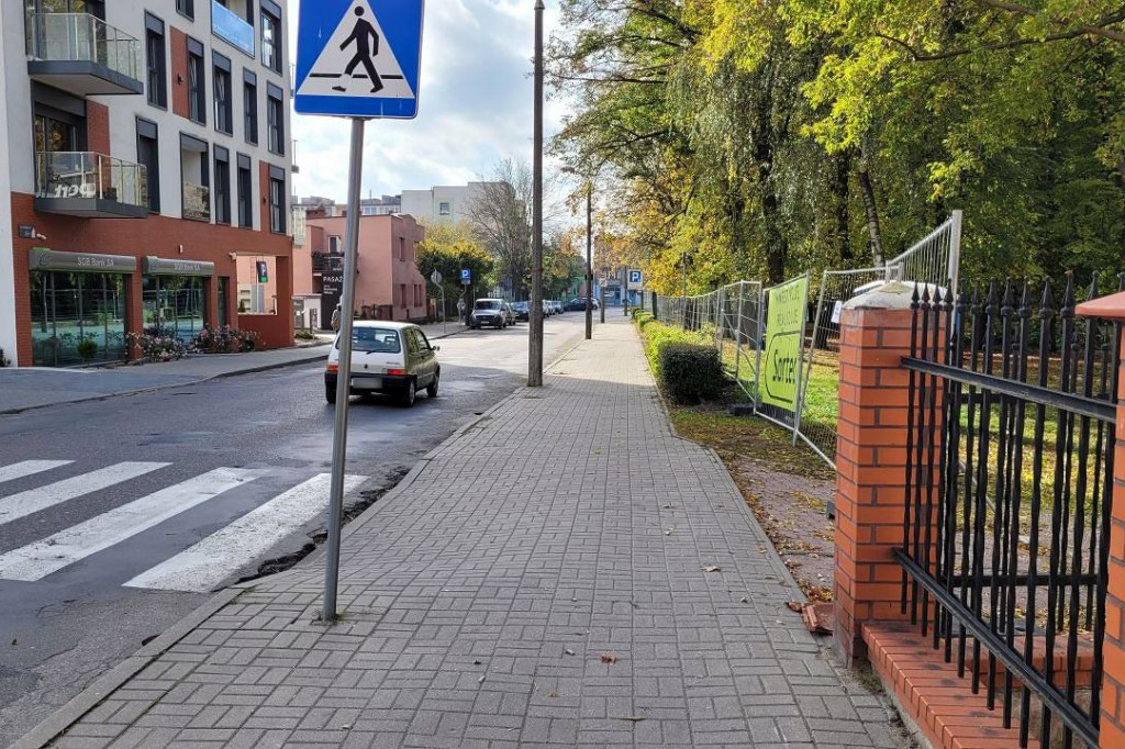 Brodnica. O tym przy remoncie parku mowy nie było. Co się stanie od strony ulicy Kościelnej?