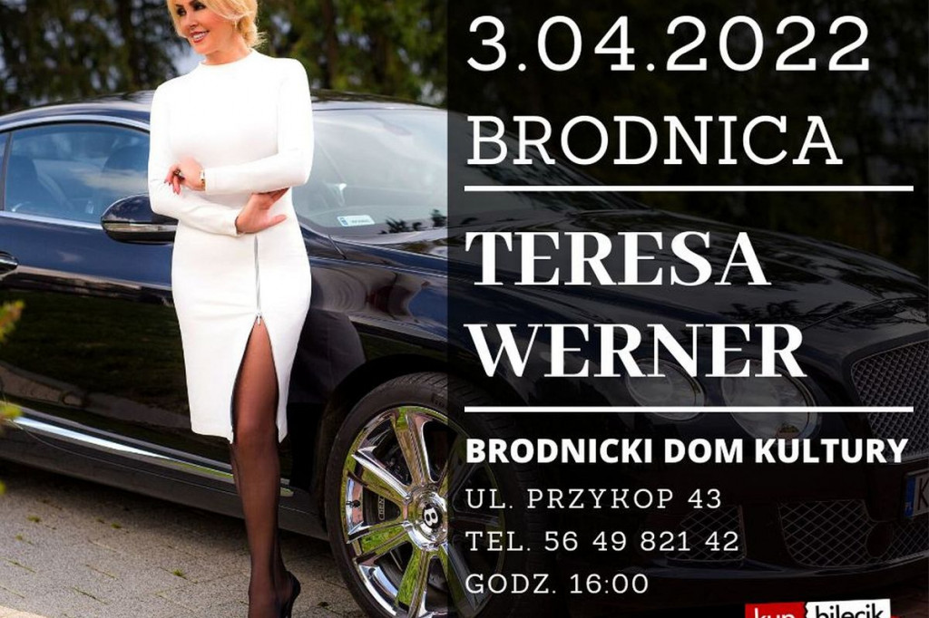 Brodnica. Michał Bajor, Teresa Werner i inni artyści znani z telewizji wystąpią u nas na żywo