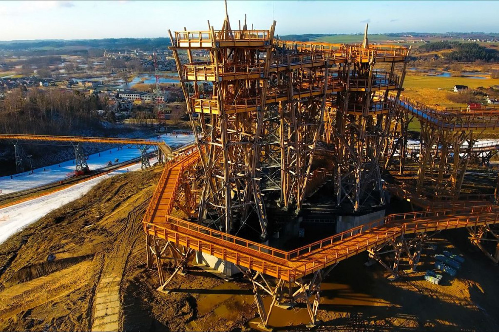 Podniebna atrakcja blisko Brodnicy gotowa i oddana do użytku [ZDJĘCIA]