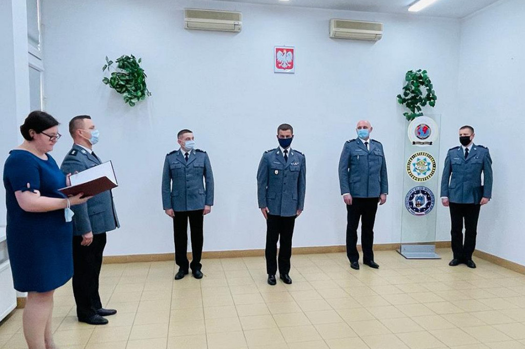 Brodnica. Uroczystość w komendzie policji. Zmiana władzy [ZDJĘCIA]