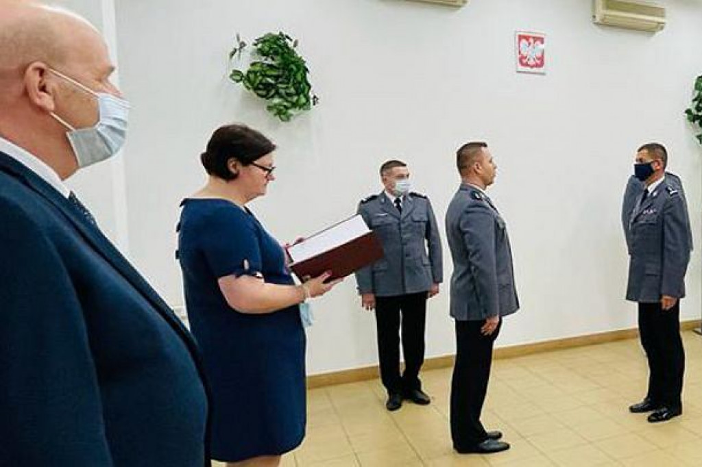 Brodnica. Uroczystość w komendzie policji. Zmiana władzy [ZDJĘCIA]