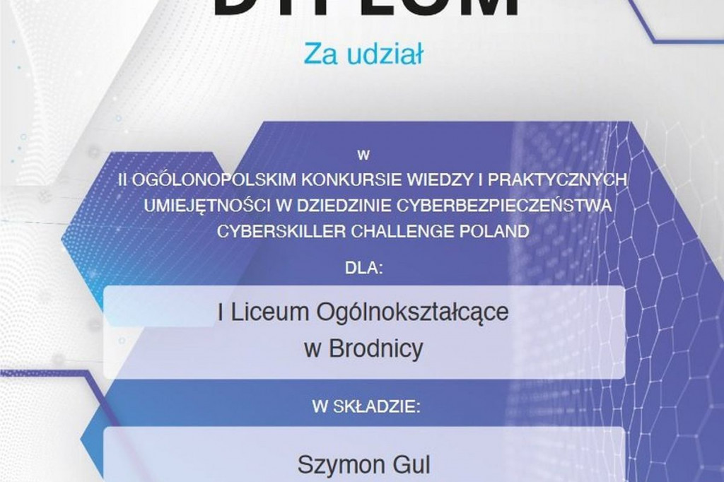 Brodnica. Filomaci wyróżnieni w ogólnopolskich konkursach