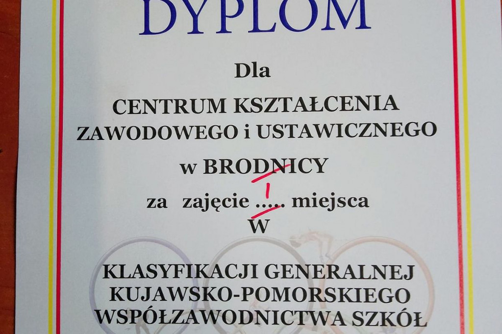 Brodnica. Nasza szkoła najlepsza w całym województwie kujawsko-pomorskim