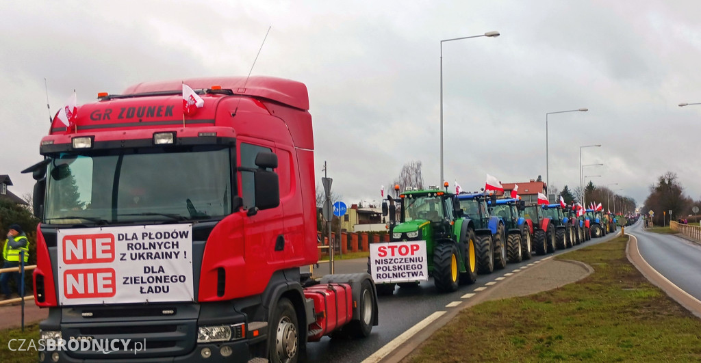 Wielki protest rolniczy w Brodnicy [ZDJĘCIA]