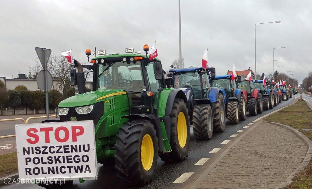 Wielki protest rolniczy w Brodnicy [ZDJĘCIA]