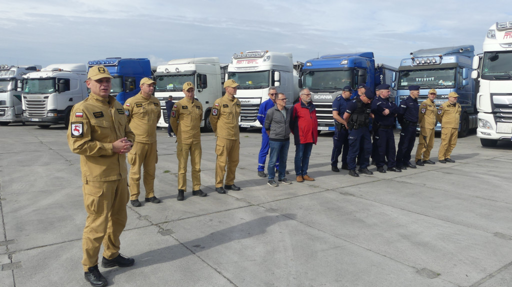 Wielka akcja strażaków, policjantów i służb medycznych niedaleko Brodnicy