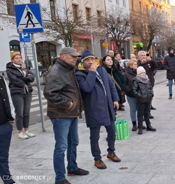 Sławomir Mentzen na Dużym Rynku w Brodnicy