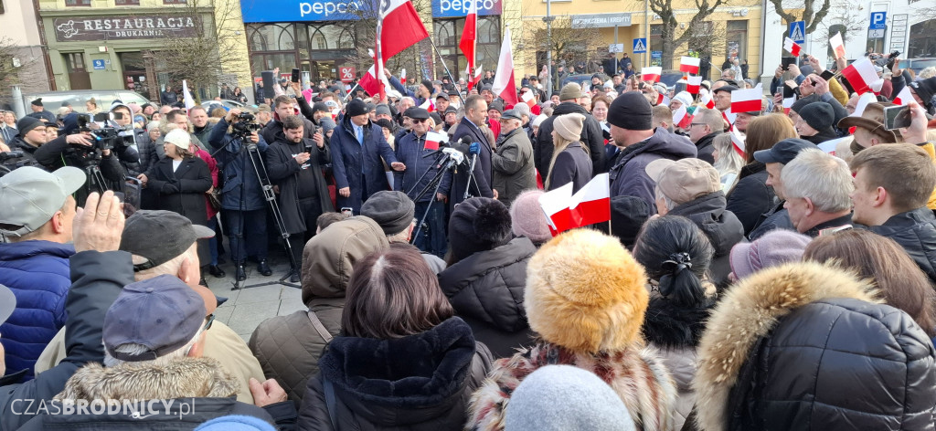 Brodnica gościła Karola Nawrockiego [ZDJĘCIA]