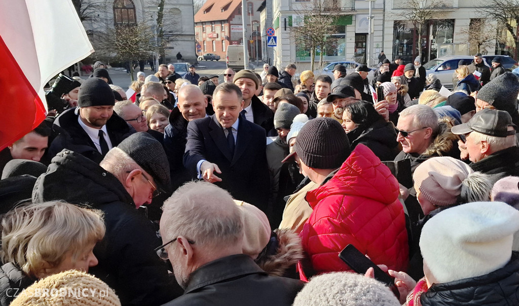 Brodnica gościła Karola Nawrockiego [ZDJĘCIA]