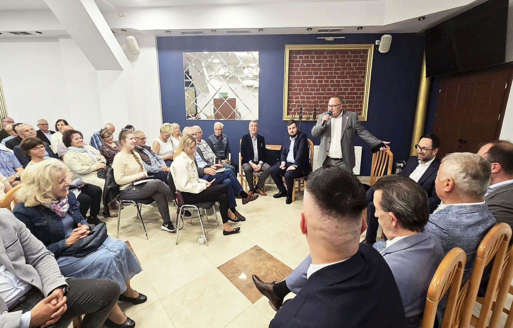 Brodnica. Daniel Obajtek spotkał się z mieszkańcami