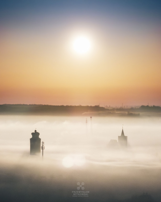 Słońce nad Brodnicą – piękne ujęcia z drona!