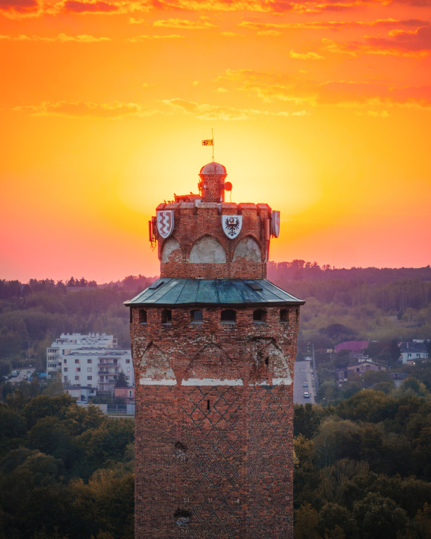 Słońce nad Brodnicą – piękne ujęcia z drona!