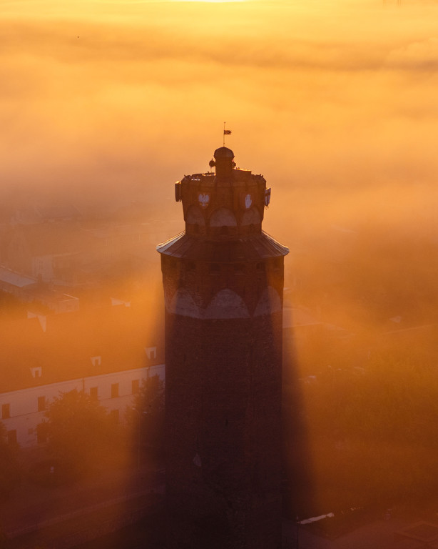 Słońce nad Brodnicą – piękne ujęcia z drona!
