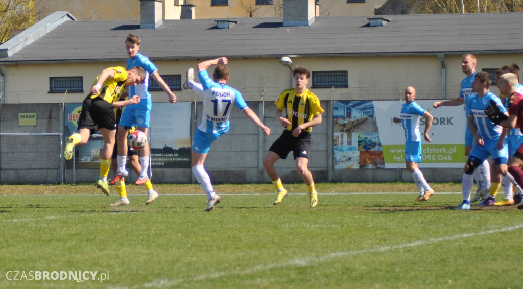 Pogoń wygrywa w Brodnicy po meczu do zapomnienia