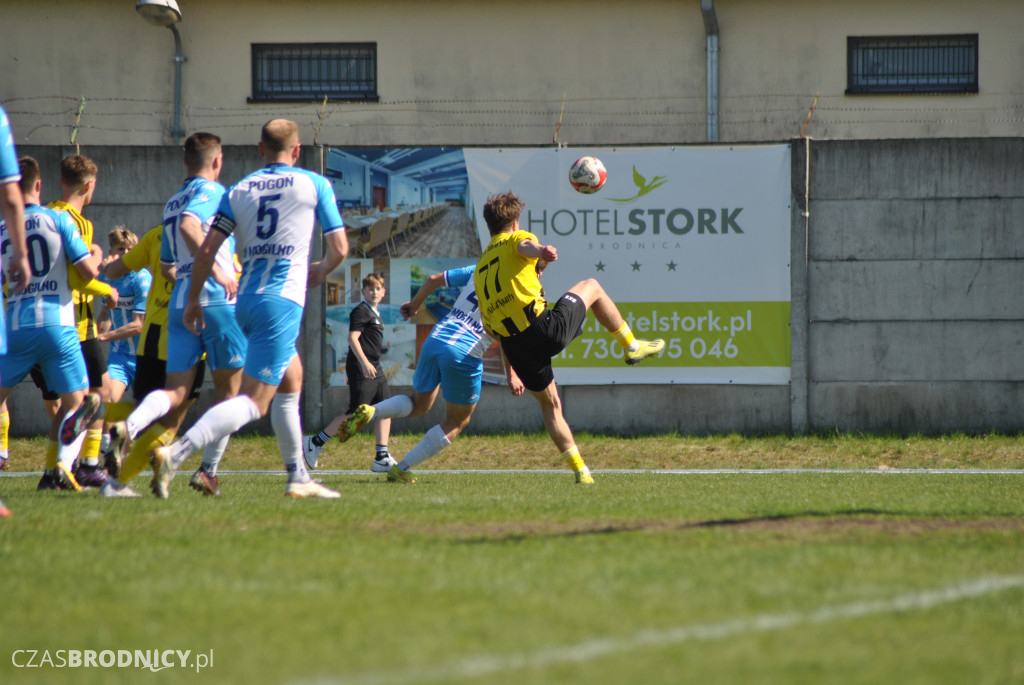 Pogoń wygrywa w Brodnicy po meczu do zapomnienia