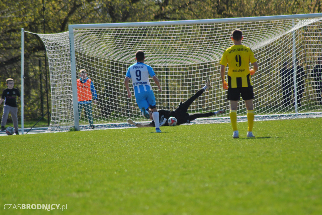 Pogoń wygrywa w Brodnicy po meczu do zapomnienia