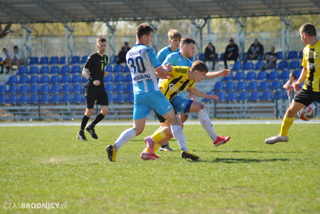 Pogoń wygrywa w Brodnicy po meczu do zapomnienia