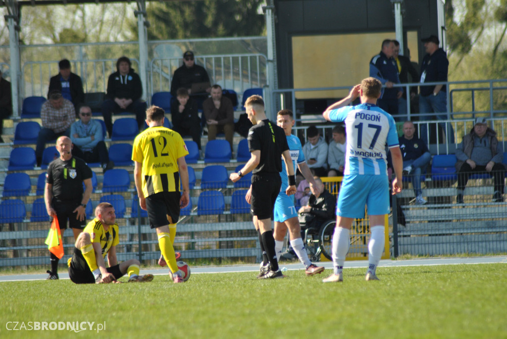 Pogoń wygrywa w Brodnicy po meczu do zapomnienia