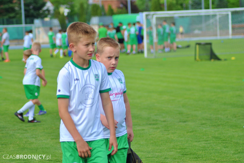 Zielono-białe święto dzieci na brodnickim stadionie