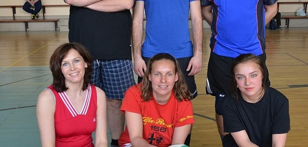 Panie i panowie razem grali w siatkę [ZDJĘCIA]