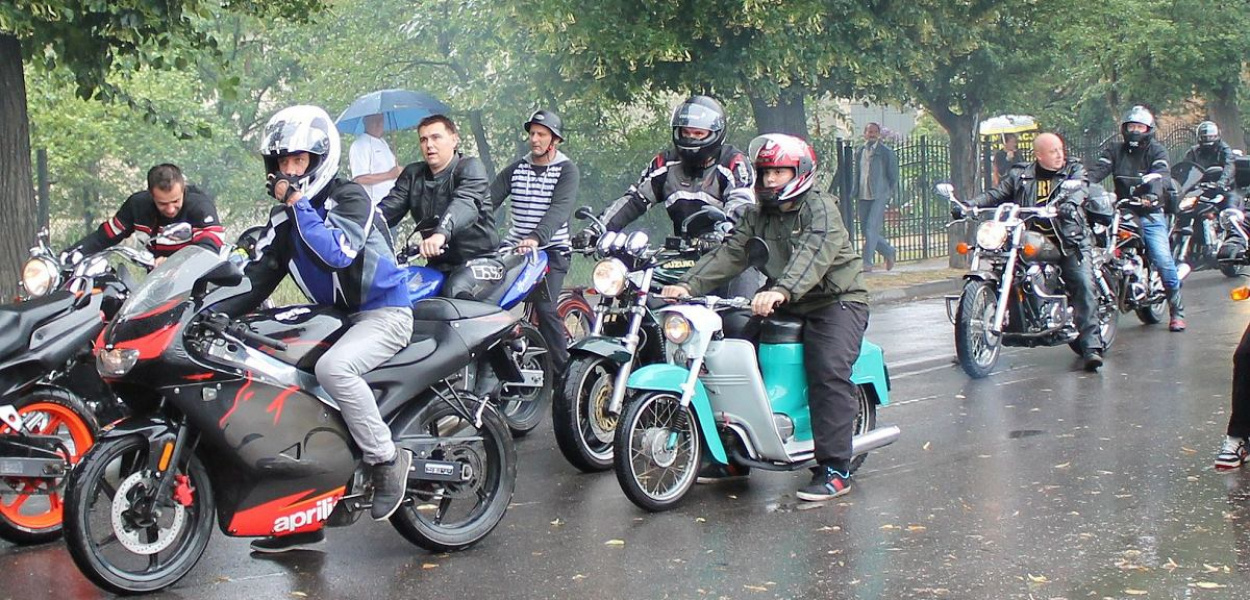 Motocykliści w Jabłonowie