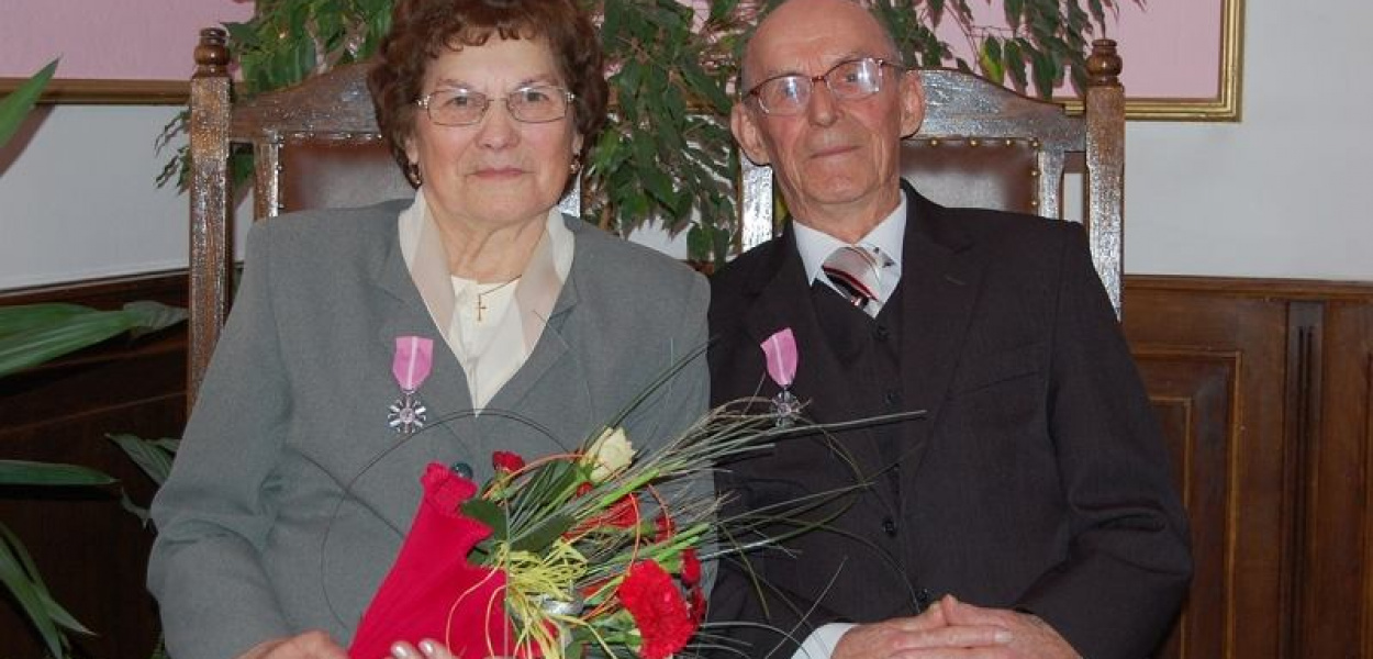 Czesława i Edward Borowscy ze Zbiczna