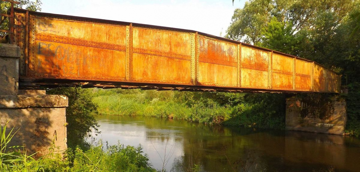 Zapomniany most nad Drwęcą. Dawno temu przejeżdżały nim wagony pełne buraków