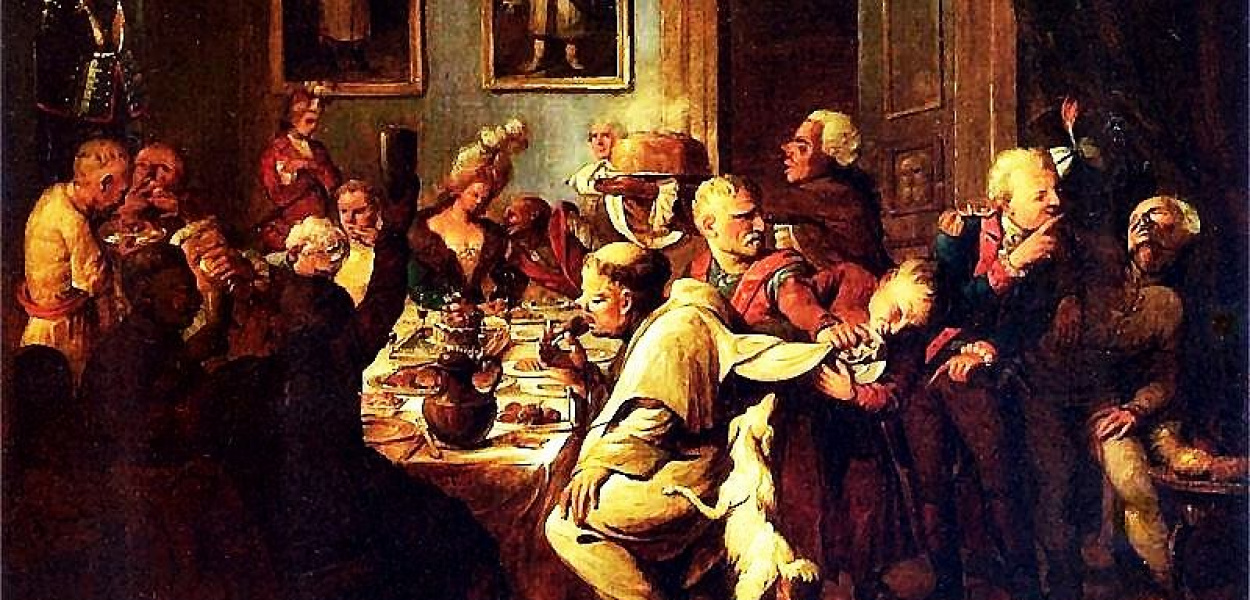 Staropolskie biesiady, czyli tradycje pijaństwa i obżarstwa