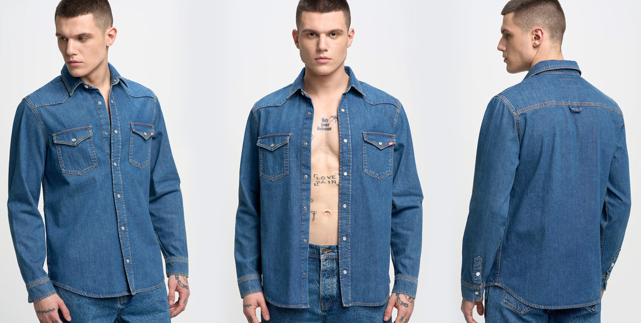 5 porad dla modnych mężczyzn - jak nosić i stylizować koszulę jeansową męską? 