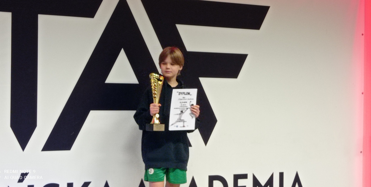 Został mistrzem województwa kujawsko-pomorskiego w olimpijskiej dyscyplinie