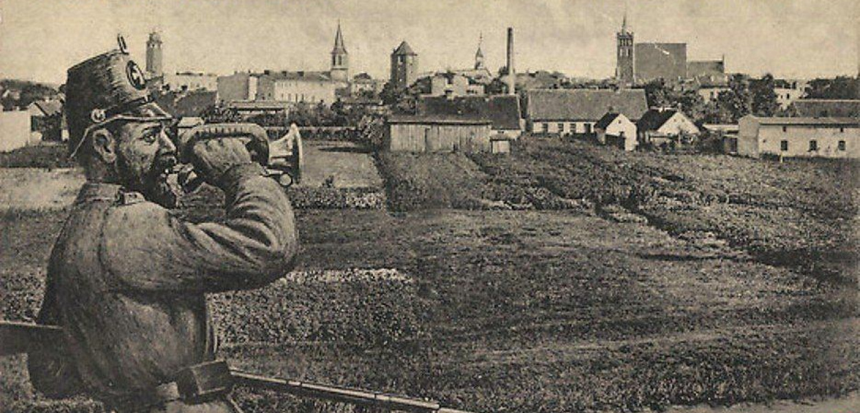 Foto (FOTOPOLSKA.EU): Panorama Brodnicy w 1915 roku, czyli 108 lat temu.