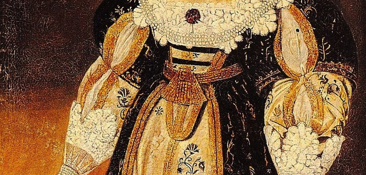 Fot. Wikipedia: Anna Wazówna - portret z Sali Wielkiej w pałacu Anny Wazówny w Brodnicy