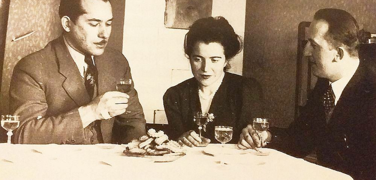 foto ARCHIWUM: Podczas okupacji, około 1942 roku w Rypinie sfotografowano (od lewej) chirurga Nikodema Wiwatowskiego, pielęgniarkę Irenę Wiwatowską i Franciszka Dłutka. Wspomnianego Wiwatowskiego (1908-1945) przeniesiono do szpitala w Brodnicy, gdzie jako podporucznik AK stanął na czele sekcji sanitarnej brodnickiego inspektoratu AK pod kryptonimem 'Browar'. Gdy Niemcy odkryli organizowany przez niego magazyn opatrunków i medykamentów w Pokrzydowie - lekarz został aresztowany i zginął w 'marszu 