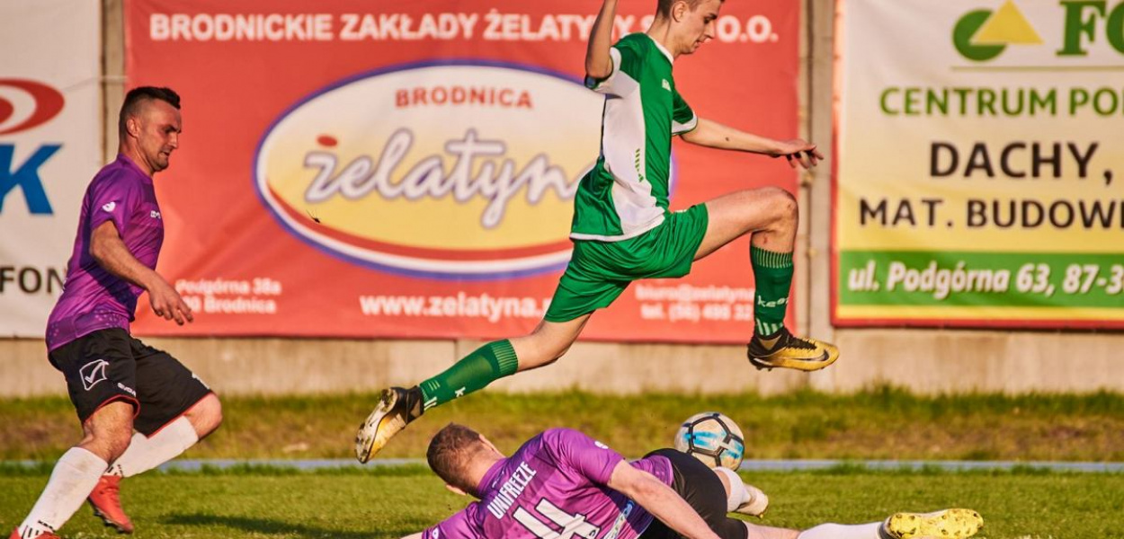 Foto: Marcin Jadziński: W lokalnych derbach powiatu brodnickiego Unifreeze Górzno lepsze od Gola Brodnica.