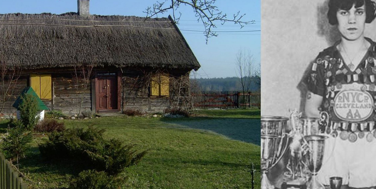 Fot. Archiwum. W tym domu w Wierzchowni urodziła się złota medalistka olimpijska Stanisława Walasiewiczówna