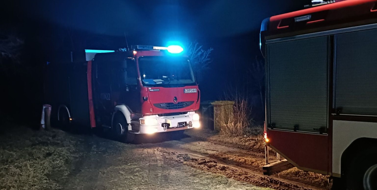 Na miejscu zdarzenia /fot. OSP Jabłonowo Pomorskie/