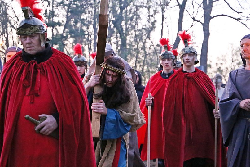 To było realistyczne przedstawienie męki Chrystusa