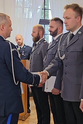 Uroczyste obchody Święta Policji w Brodnicy [ZDJĘCIA]-29310465