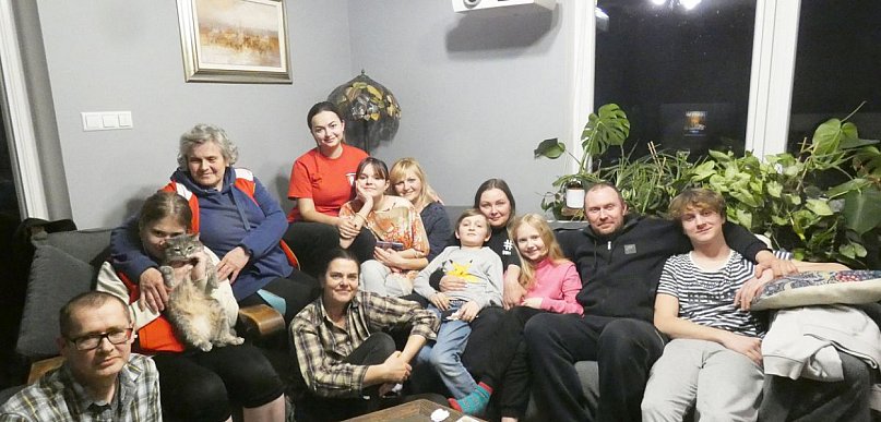 Brodnica. U Sikorskich zamieszkało 10 osób, razem trzy rodziny