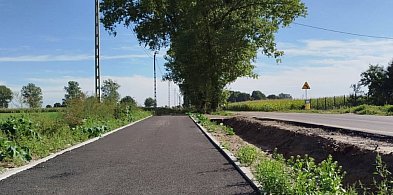 Brodnica i okolice. Kończą przebudowę drogi. Nie zapomnieli o rowerzystach!-29317849