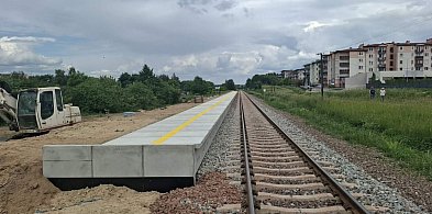 Budowa przystanku kolejowego Brodnica Południowa w toku