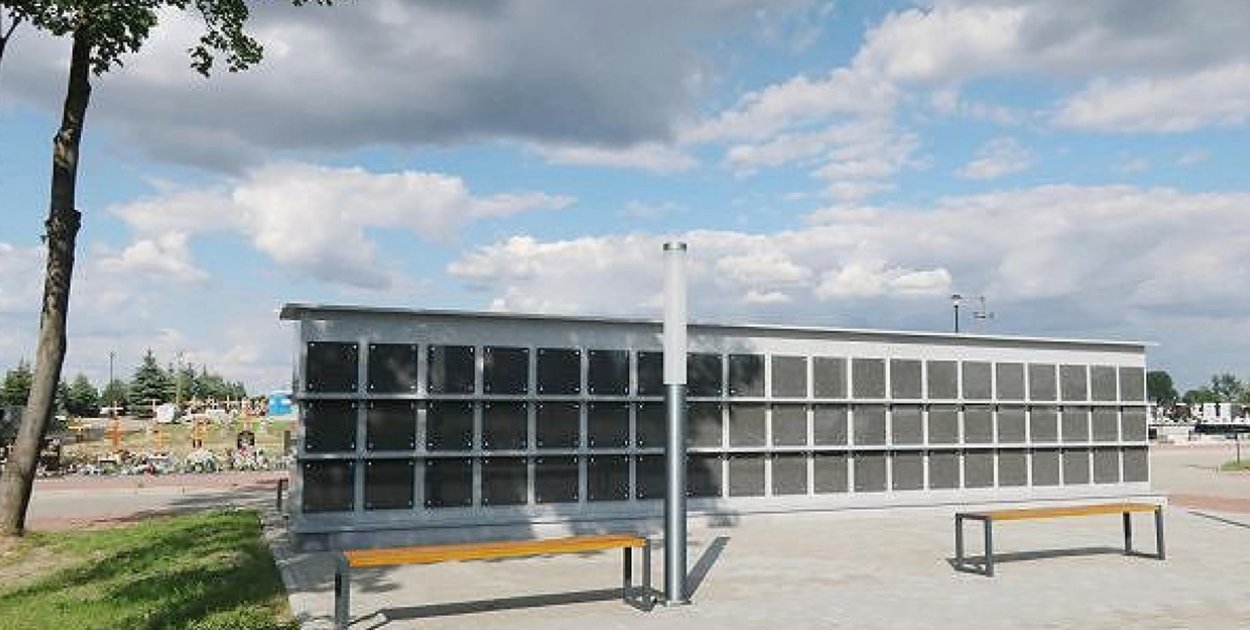 Kolumbarium na cmentarzu komunalnym przy Bielskiej w Płocku Fot. Tomasz Niesluchowski / Agencja Wyborcza.pl